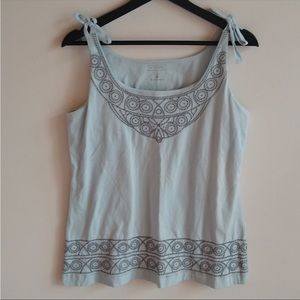 Athleta Embroidered Tank Top